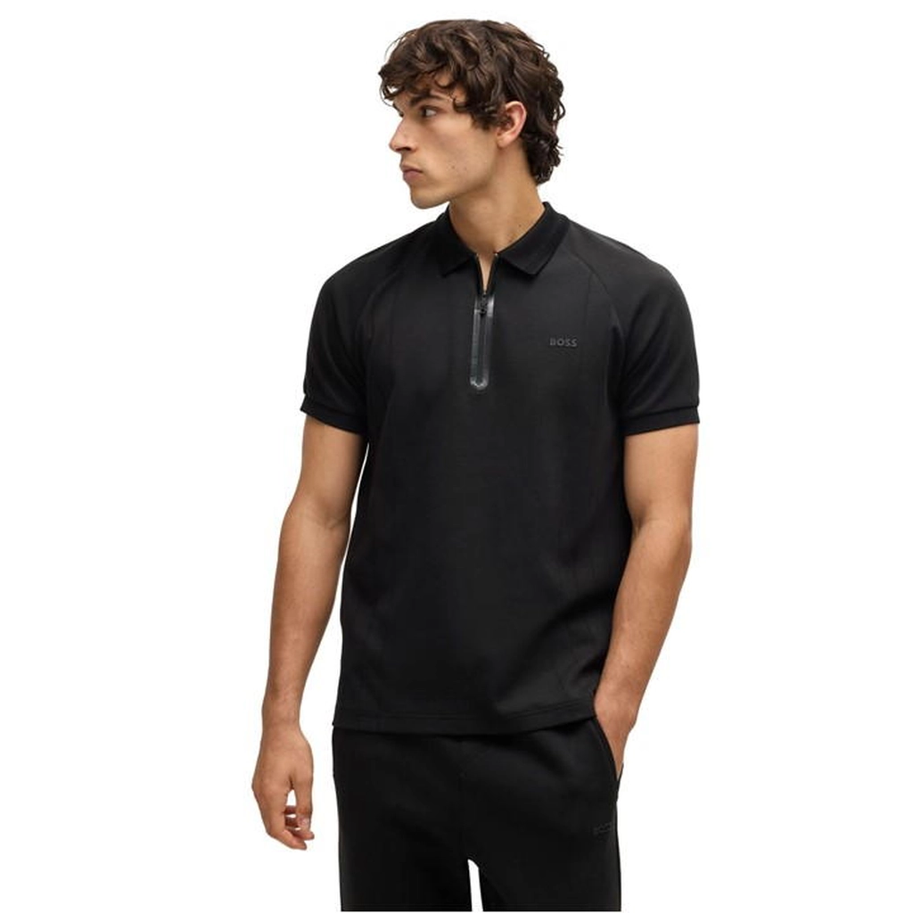 Hugo Boss Philix DropNeedle AC Polo Shirt - Black